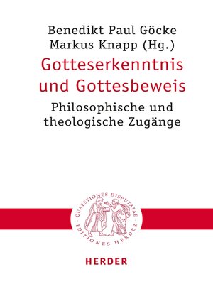 cover image of Gotteserkenntnis und Gottesbeweis